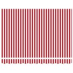 vidaXL Auvent Rétractable Rouge et blanc 300 x 250 cm tissu