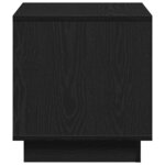 Table basse vidaXL Noir Chêne 40x40x43 cm Bois d'ingénierie
