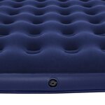 Best Way Matelas à Air Bleu 203 x 152 x 22 cm PVC