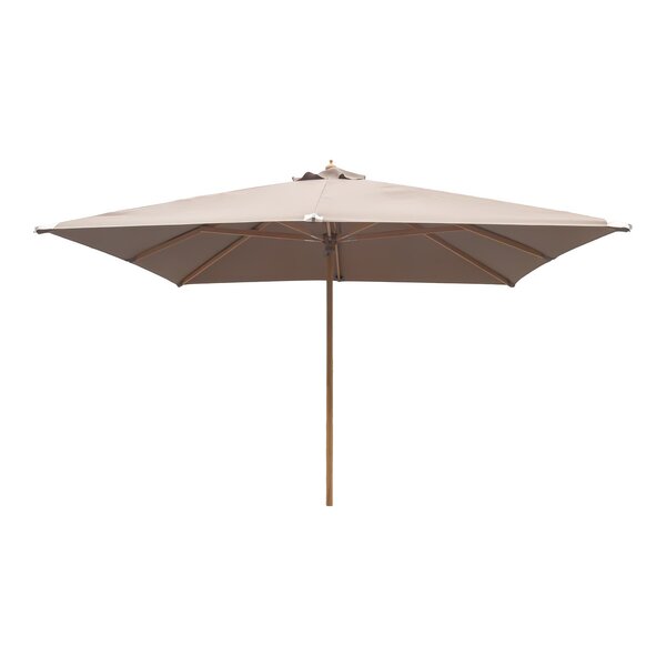 Parasol sable mât en bois 300x300 cm