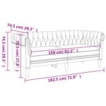 vidaXL Ensemble de canapés 2 Pièces noir tissu
