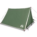 vidaXL Tente de camping 2 personnes vert imperméable
