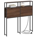 vidaXL Tête de lit de rangement Chêne marron 75 cm Bois d'ingénierie