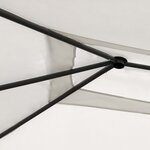 vidaXL Belvédère 3x4x2 6 m Crème 160 g/m²