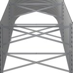 vidaXL Lit surélevé de jardin Acier enduit de poudre Anthracite