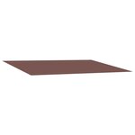vidaXL Toile de rechange pour auvent Marron 400 x 200 cm Polyester