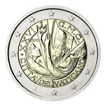 2 euros commémorative Vatican 2011 - GMG en coffret BU.