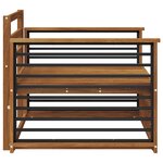 vidaXL 2 Pièce Canapé d’extérieur Naturel
