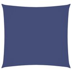 vidaXL Voile de parasol tissu oxford carré 4x4 m bleu