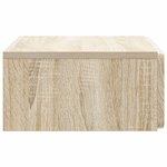 vidaXL Table d'appoint murale Chêne Sonoma 59 x 34 5 x 17 cm