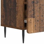 vidaXL Meuble TV Bois ancien 102 x 34 5 x 50 cm Bois d'ingénierie