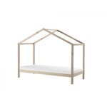 Dallas Lit ZH 90X200cm Naturel + Matelas Basic Cool 200x90cm epaisseur 10cm