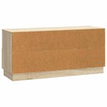 vidaXL Meuble TV Chêne Sonoma 102 x 34 5 x 47 cm Bois d'ingénierie