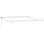 vidaXL Auvent rétractable électrique Sable 100 Polyester et Aluminium