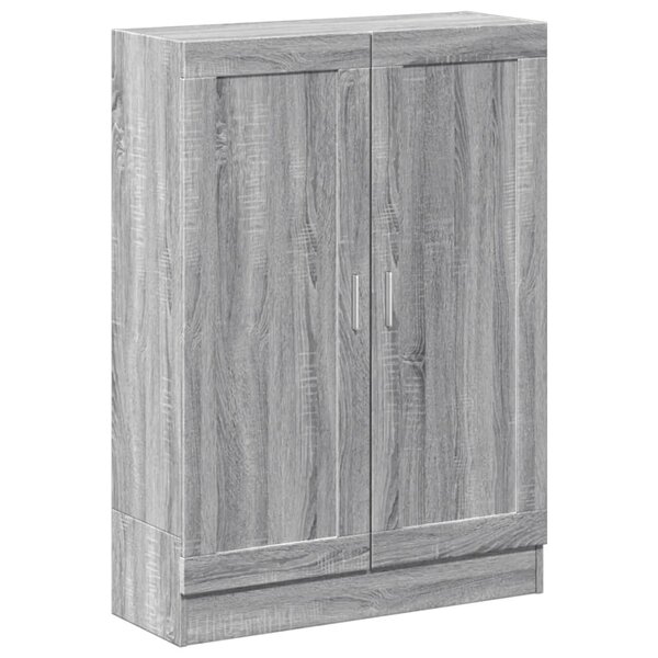 vidaXL Bibliothèque sonoma gris 82 5x30 5x115 cm bois d'ingénierie