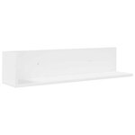 vidaXL Étagères murales 2 Pièces blanc 75x16 5x16 5 cm bois d'ingénierie