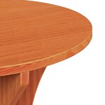 vidaXL Table basse 3 Pièces Brun cire