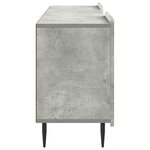 vidaXL Meuble TV Gris béton 150 x 31 x 52 cm Bois d'ingénierie