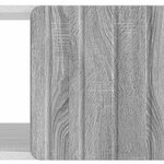 vidaXL Table basse Sonoma gris 90 x 50 x 40 cm Bois d'ingénierie