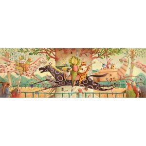 Djeco DJ07681 - Puzzle gallery Wonderful ride 100 pièces