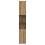 vidaXL Armoire de salle de bain chêne artisanal 30x30x183 5 cm