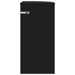 vidaXL Table d'appoint Noir 29 6 x 29 6 x 60 cm Bois d'ingénierie