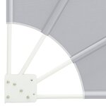 vidaXL Écran de confidentialité pour balcon Gris 115 x 115 cm tissu