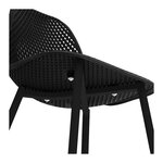 Lot de 4 chaises salon salle à manger restaurants  les cafés  les bureaux et les salles d'attente 150 kg max noir 14_0006004