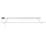 Auvent manuel rétractable vidaXL avec LED Gris clair 300x250 cm