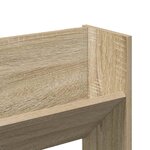 vidaXL Armoires à chaussures murales 2 Pièces Chêne Sonoma 80x18x60 cm