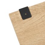vidaXL Ensemble de meubles salle de bain 6 Pièces chêne bois d'ingénierie