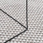 vidaXL Tapis de surface LUGO Crème et gris 80 x 200 cm Polyester
