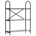 vidaXL Étagère Sonoma gris 80 x 30 x 109 cm Bois d'ingénierie