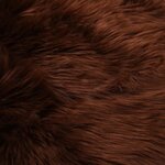 vidaXL Tapis 60 x 90 cm Peau de mouton synthétique Marron
