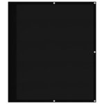 vidaXL Écran de balcon noir 120x800 cm 100  polyester oxford