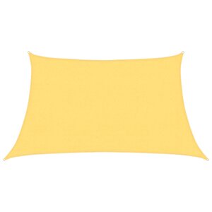 vidaXL Voile d'ombrage 160 g/m² Beige 3/4x2 m PEHD