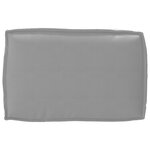 vidaXL Coussin de palette pour dossier gris 60 x 40 x 12 cm  tissu Oxford
