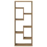 vidaXL Étagère murale Chêne artisanal 36 x 16 x 90 cm Bois d'ingénierie