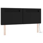 vidaXL Lit à ressorts avec matelas Noir 140 x 200 cm Simili cuir