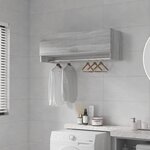 vidaXL Garde-robe Sonoma gris 100x32 5x35 cm Bois d'ingénierie