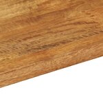 vidaXL Dessus de table 40x40x3 8 cm carré bois massif manguier