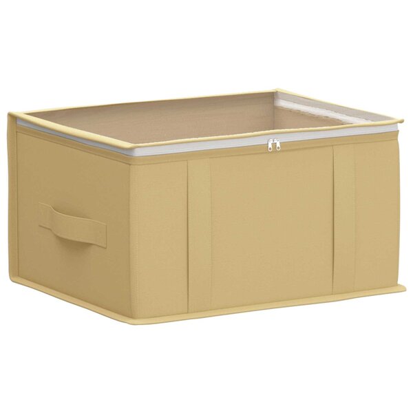 vidaXL Boîte de rangement avec fenêtre transparente 2 pc Tissu intissé
