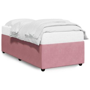 vidaXL Cadre de lit sans matelas rose 90x190 cm velours