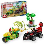 LEGO Marvel 11198 — Course-poursuite Spin et Electro en dino‑véhicules (4+)