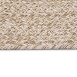 vidaXL Tapis de surface Blanc 152 x 245 cm Jute