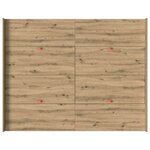 vidaXL Cadre de lit avec rangement chêne artisanal 150 x 200 cm