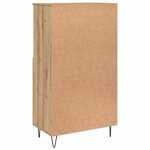 vidaXL Haut Armoire Marron 60 x 36 x 110 cm Bois d'ingénierie