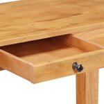 vidaXL Table console 100x40x76 cm Bois d'acacia massif