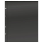 Feuilles Multi Collect Lindner noires à 1 poche pour blocs-feuillets.
