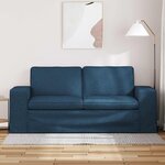 vidaXL Canapé Bleu 182 x 80 x 82 cm tissu